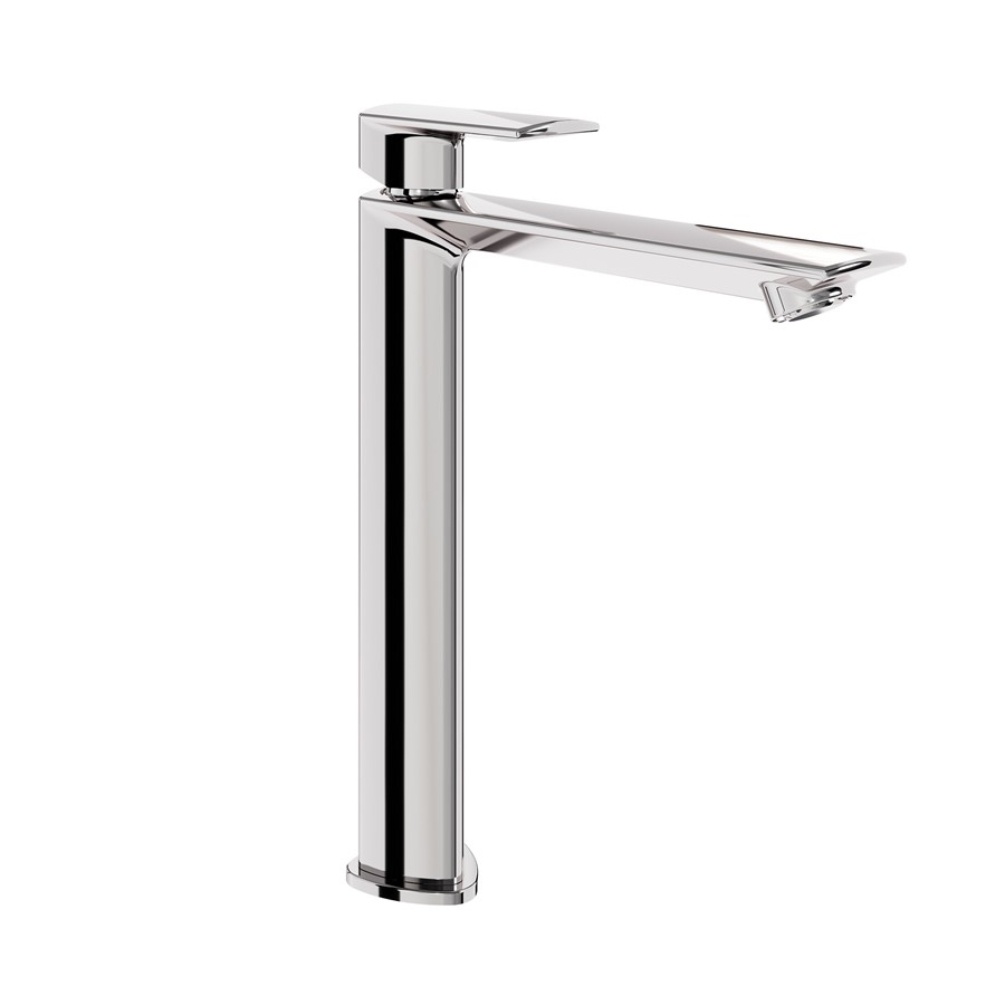Crosswater Varda Chrome Tall Mono Basin Tap Cut Out